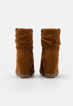 Anna Field Winter Boot - Enkellaarsjes Met Sleehak - Cognac -Anna Field Winkel 06126f7290e948a6b7fcd03b128e7806