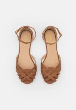 Leather- Peeptoe Ballerina'S - Cognac -Anna Field Winkel 1c527981d381463b884b90309e377462