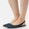 Anna Field Slingback Ballerina´S - Blue -Anna Field Winkel 1d5af7eb03834d87a0cba9ca3c2d9968