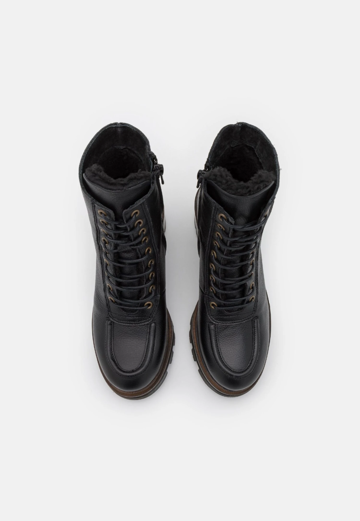 Anna Field Leather Winter Bootie - Snowboots- Black 8 Anna Field Leather Winter Bootie - Snowboots- Black - Afbeelding 6