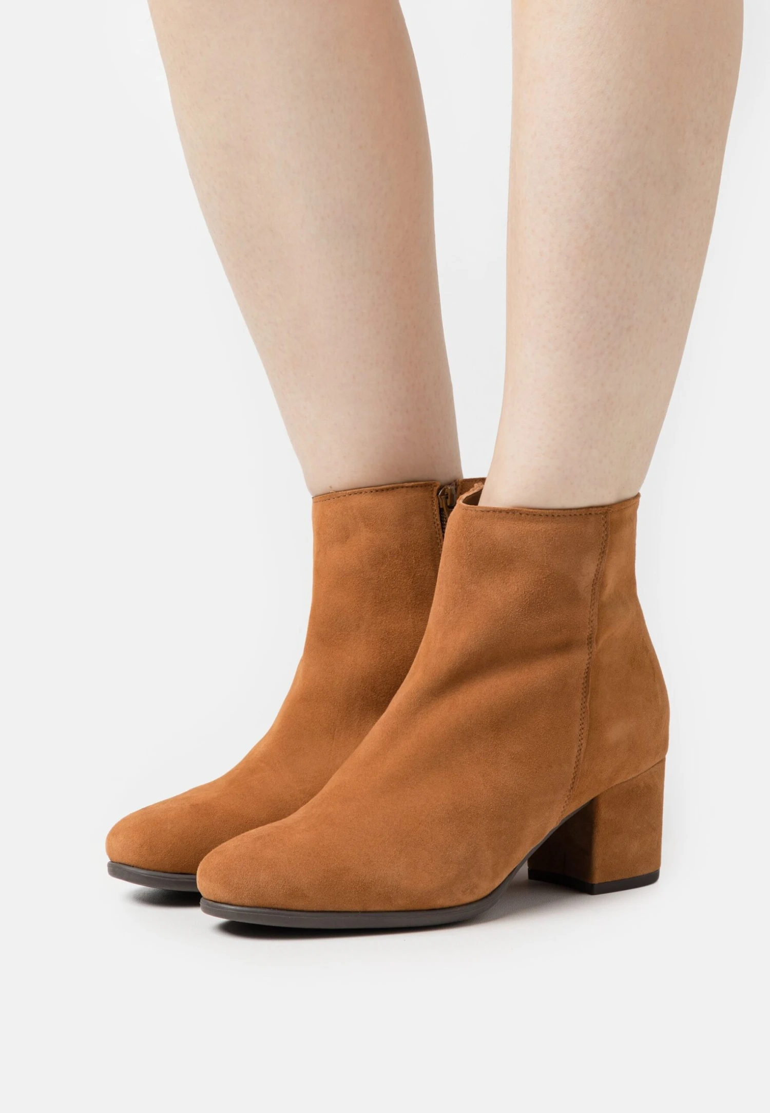 Leather - Korte Laarzen - Cognac 3 Leather - Korte Laarzen - Cognac