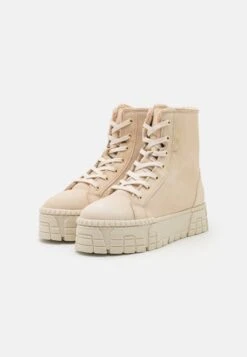 Anna Field Leather- Enkellaarsjes Met Plateauzool - Beige -Anna Field Winkel 3c7051c207e044d2bcac9e7e7429abda