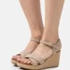 Anna Field Leather - Sandalen Met Hoge Hak - Grey -Anna Field Winkel 3d1ad21c84a242f4a6d83de655711570
