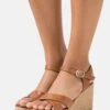 Anna Field Leather - Sandalen Met Hoge Hak - Cognac -Anna Field Winkel 3f7b53bbdcc14190b161cb37da986342