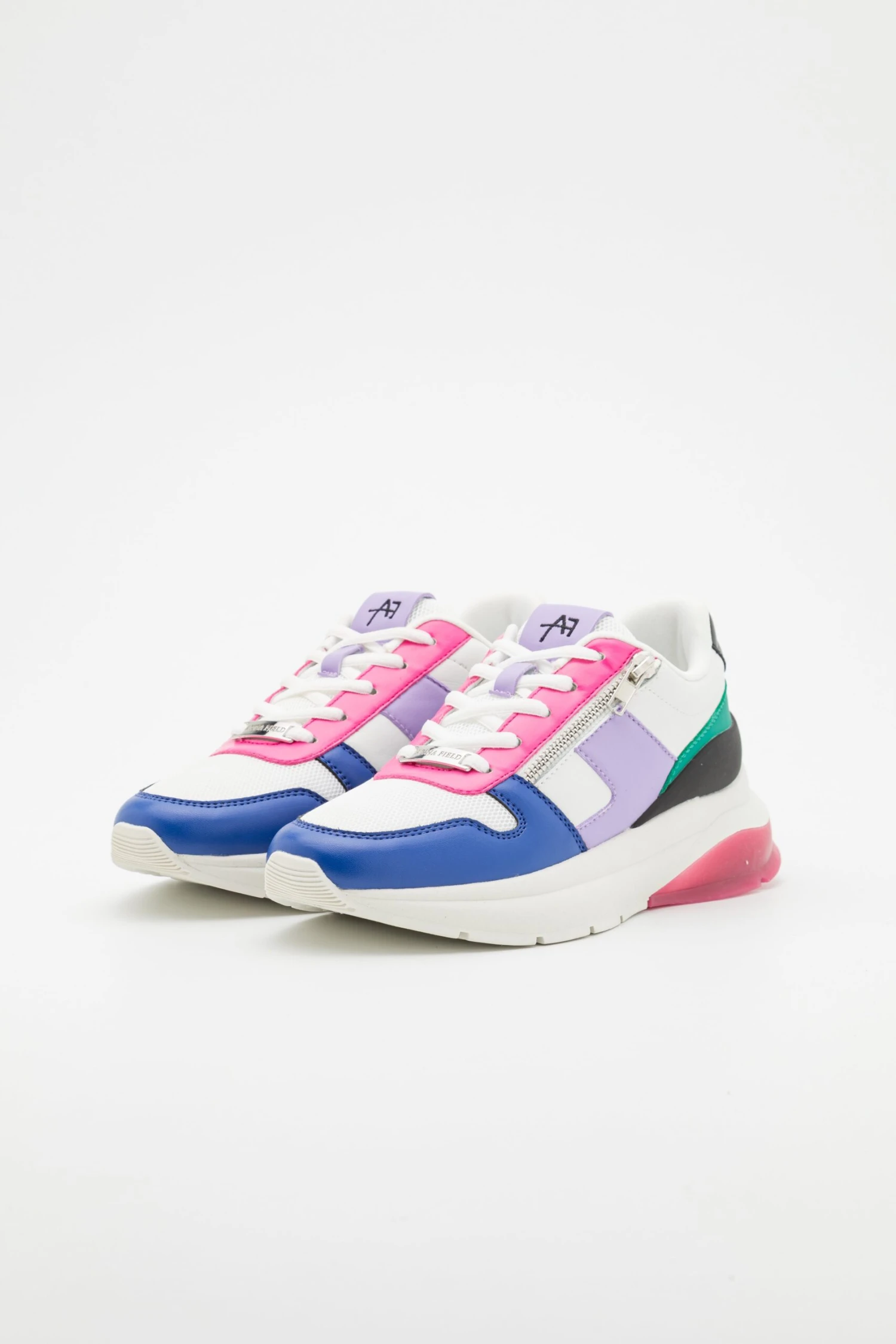 Anna Field Leather- Sneakers Laag - White/Multi-Coloured 5 Anna Field Leather- Sneakers Laag - White/Multi-Coloured - Afbeelding 3