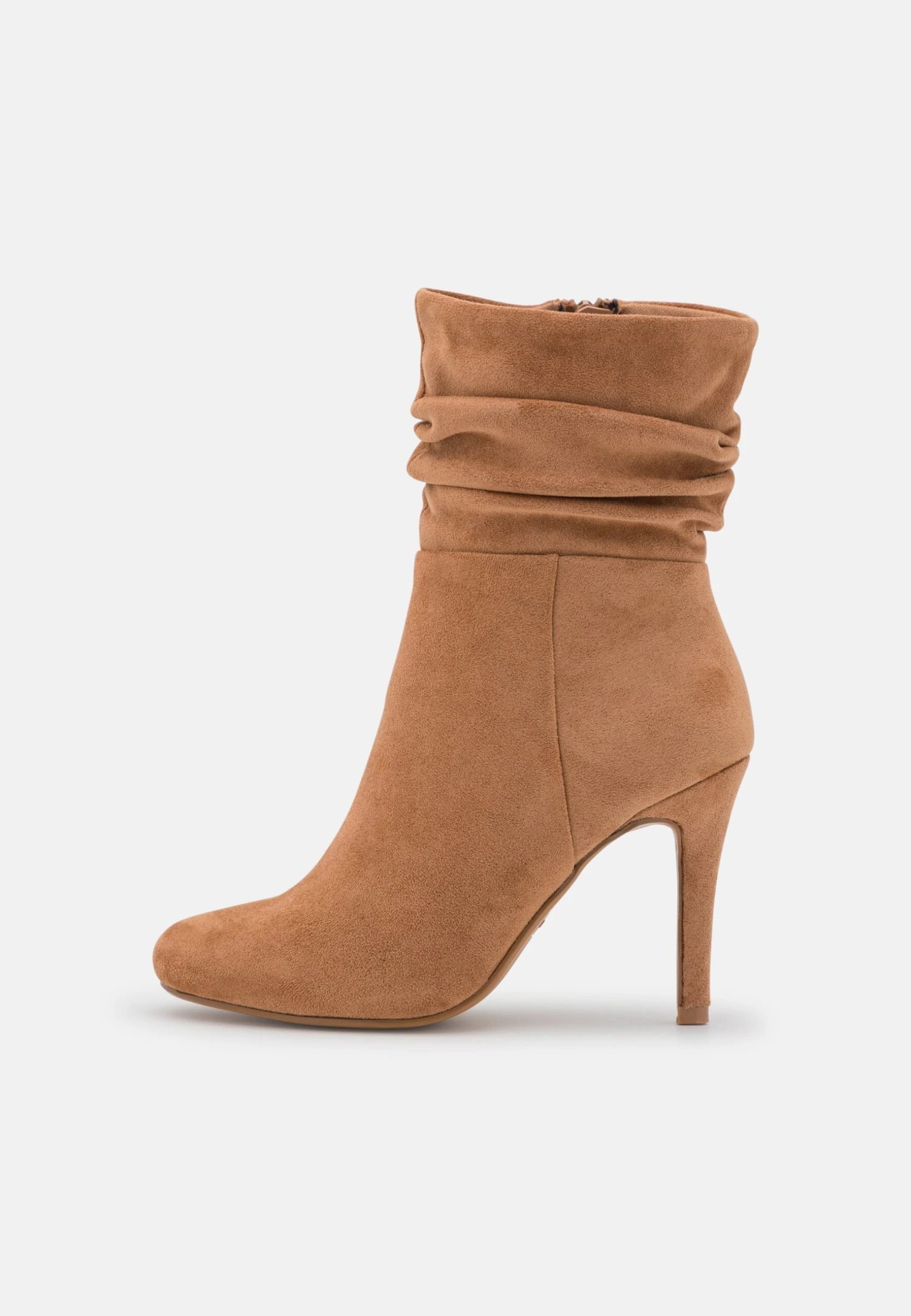 Anna Field Enkellaarsjes Met Hoge Hak - Cognac 4 Anna Field Enkellaarsjes Met Hoge Hak - Cognac - Afbeelding 2