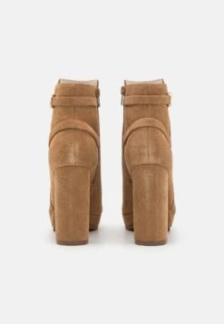 Anna Field Leather- Enkellaarsjes Met Plateauzool - Cognac -Anna Field Winkel 60ab5833db4949c89c24361bdb16aacd