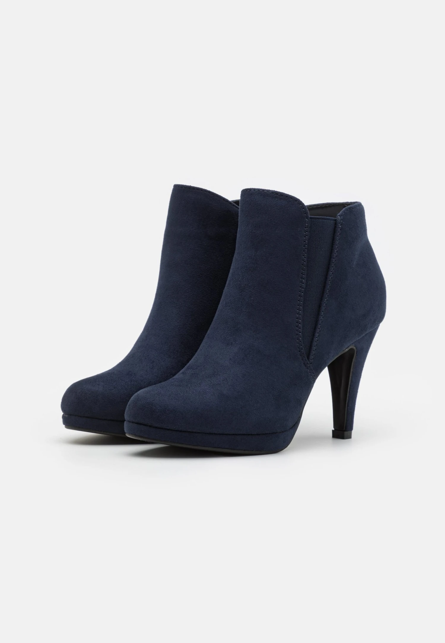 Anna Field Enkellaarsjes Met Hoge Hak - Dark Blue 5 Anna Field Enkellaarsjes Met Hoge Hak - Dark Blue - Afbeelding 3