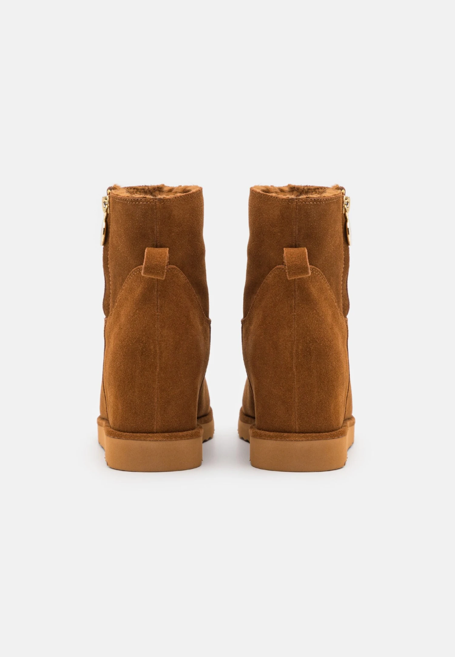 Anna Field Leather Winter Boot - Korte Laarzen - Cognac 6 Anna Field Leather Winter Boot - Korte Laarzen - Cognac - Afbeelding 4