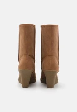 Anna Field Winter Boot - Enkellaarsjes Met Sleehak - Cognac -Anna Field Winkel 7996478d26b54973a4236206968037b1