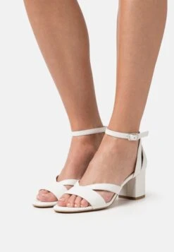Leather Wide Fit - Sandalen - White