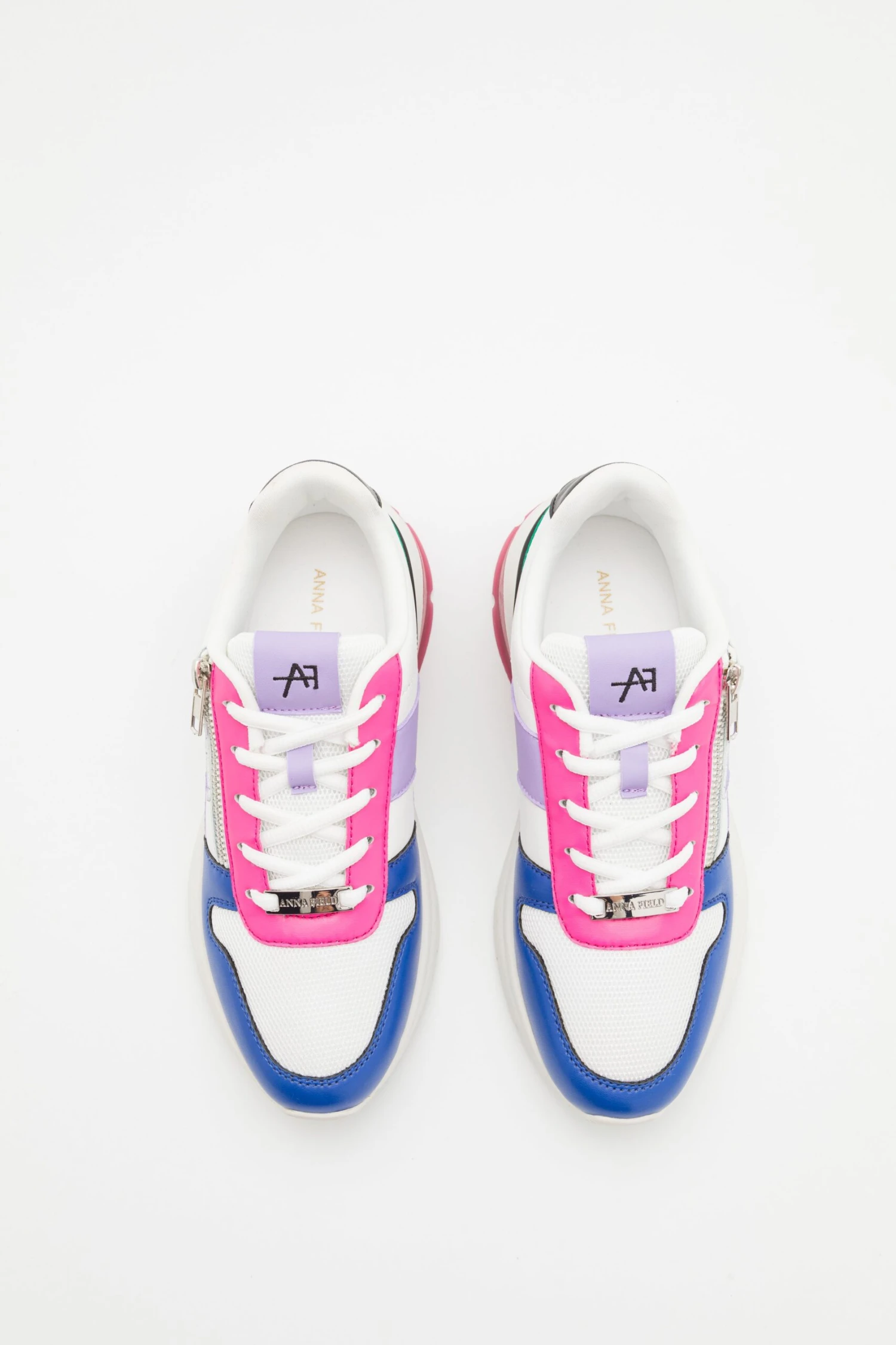 Anna Field Leather- Sneakers Laag - White/Multi-Coloured 8 Anna Field Leather- Sneakers Laag - White/Multi-Coloured - Afbeelding 6