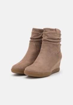 Anna Field Winter Boot - Enkellaarsjes Met Sleehak - Taupe -Anna Field Winkel 8edaf7386eb446aeb0654ef16e40d6b5