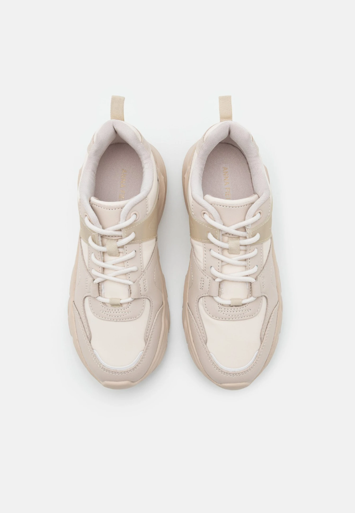 Anna Field Leather - Sneakers Laag - Beige 3 Anna Field Leather - Sneakers Laag - Beige