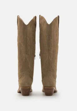 Anna Field Leather- Cowboy-/Bikerlaarzen - Beige -Anna Field Winkel a52185d1ce76484d8952ee95a9641d88