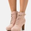Veterboots - Light Pink -Anna Field Winkel ae24a3aa17a14e2b8b3a060160935e11
