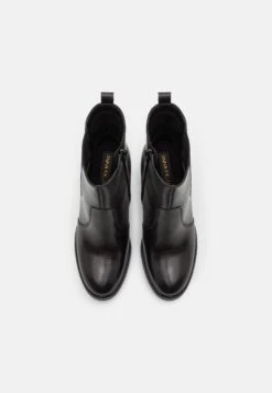 Leather- Enkellaarsjes Met Hoge Hak - Black 13 Leather- Enkellaarsjes Met Hoge Hak - Black -Anna Field Winkel b1903eae4a1a4e83be7f36b2465f02f2