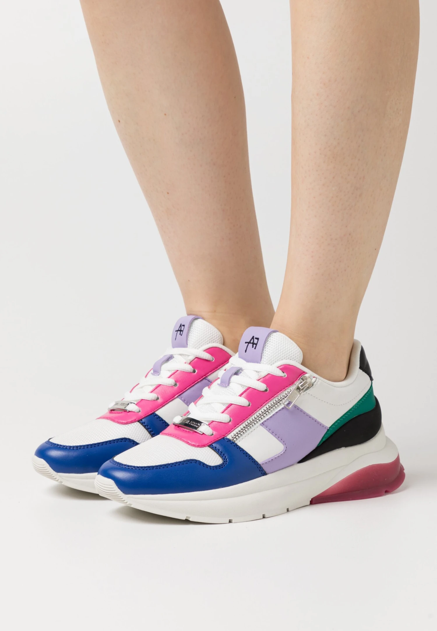 Anna Field Leather- Sneakers Laag - White/Multi-Coloured 3 Anna Field Leather- Sneakers Laag - White/Multi-Coloured