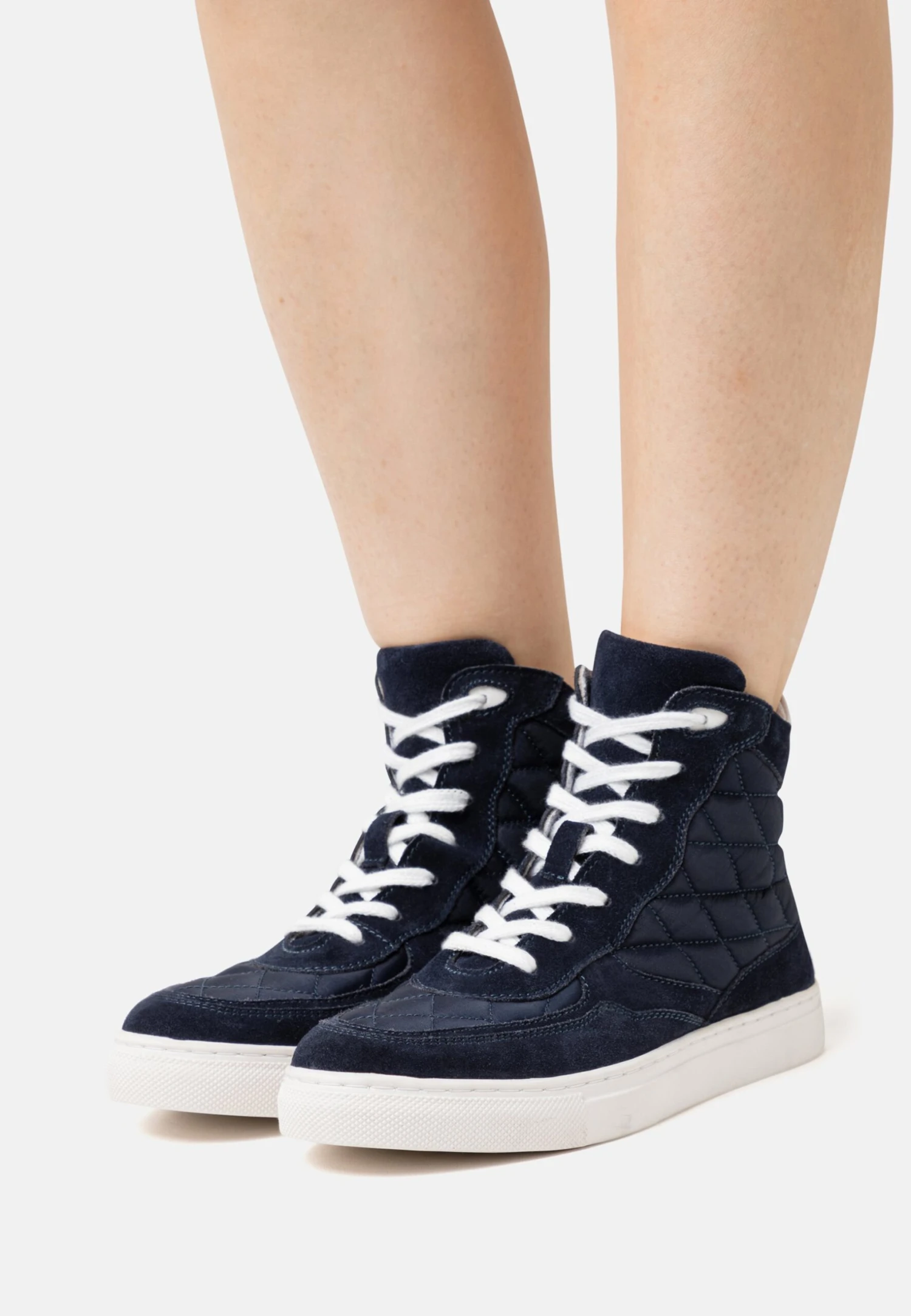 Anna Field Leather - Sneakers Hoog - Dark Blue 3 Anna Field Leather - Sneakers Hoog - Dark Blue