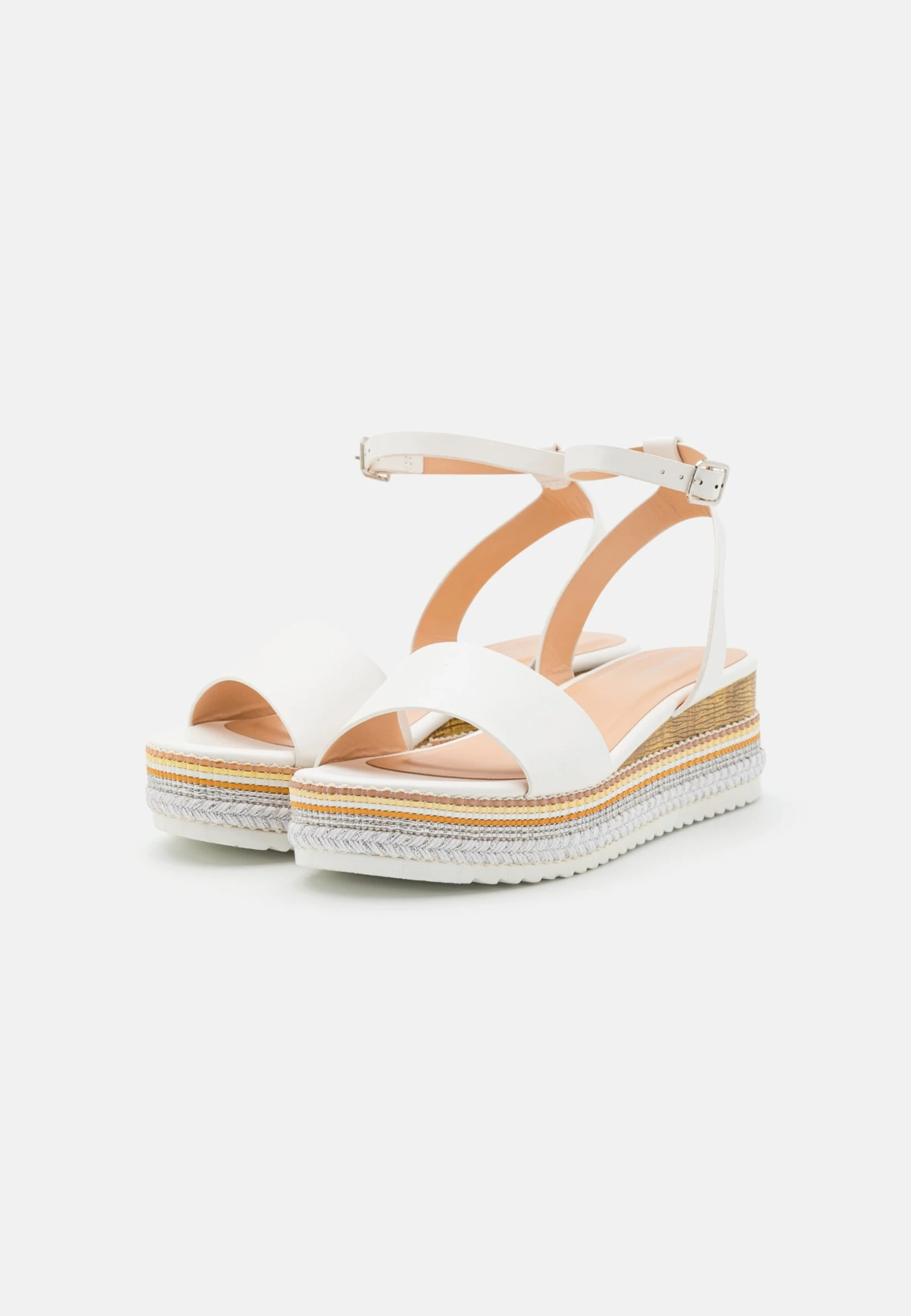 Anna Field Sandalen Met Plateauzool - White 5 Anna Field Sandalen Met Plateauzool - White - Afbeelding 3