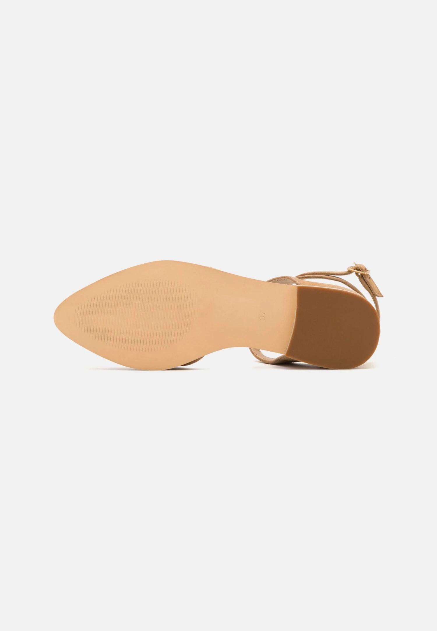 Anna Field Leather- Ballerina'S Met Enkelbandjes - Beige 7 Anna Field Leather- Ballerina'S Met Enkelbandjes - Beige - Afbeelding 5