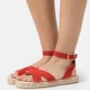 Anna Field Leather - Sandalen Met Plateauzool - Red 2 Anna Field Leather - Sandalen Met Plateauzool - Red -Anna Field Winkel e66e9b71fc074ffd9c153feb15ed84ce