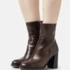 Anna Field Leather - Enkellaarsjes Met Hoge Hak - Brown -Anna Field Winkel ec6e362577574e739188396b5e9d47f4