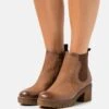 Anna Field Leather Winter Boot - Korte Laarzen - Brown -Anna Field Winkel f001cb0f6fab461ab721f08dcf21c147