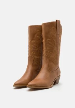 Anna Field Cowboy-/Bikerlaarzen - Cognac -Anna Field Winkel f0162c838ca943eab901e909ae4843fa