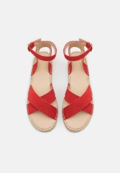 Anna Field Leather - Sandalen Met Plateauzool - Red -Anna Field Winkel fe9b370e2f3e49449743b299922a85ac